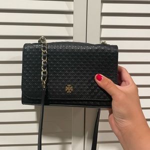 TORY BURCH - Marion Embossed crossbody small purse
